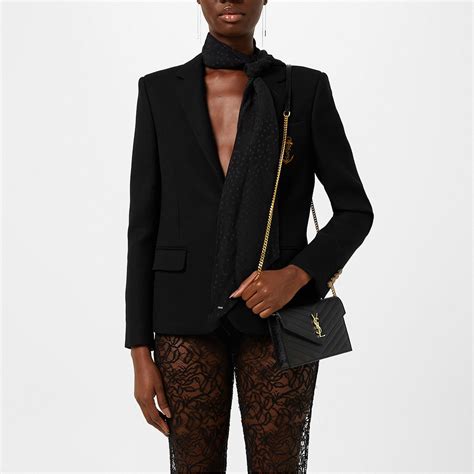 ysl womens blazer|saint laurent blazers women's.